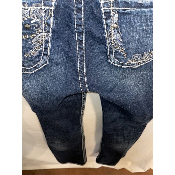 Silver Suki Women’s Bootcut Flare Jeans Sz 28x32 Blue Embroidered Western - Picture 12 of 12